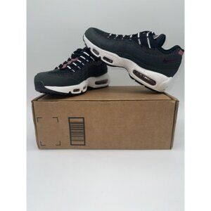 Nike Air Max 95 Essential Anthracite Black Team Red White DQ3982-001 Mens 9